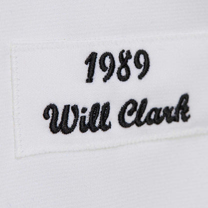 San Francisco Giants Will Clark Mitchell & Ness Cooperstown 1989 Authentic Jersey - White MLB Team Jersey Baseball Fan Apparel