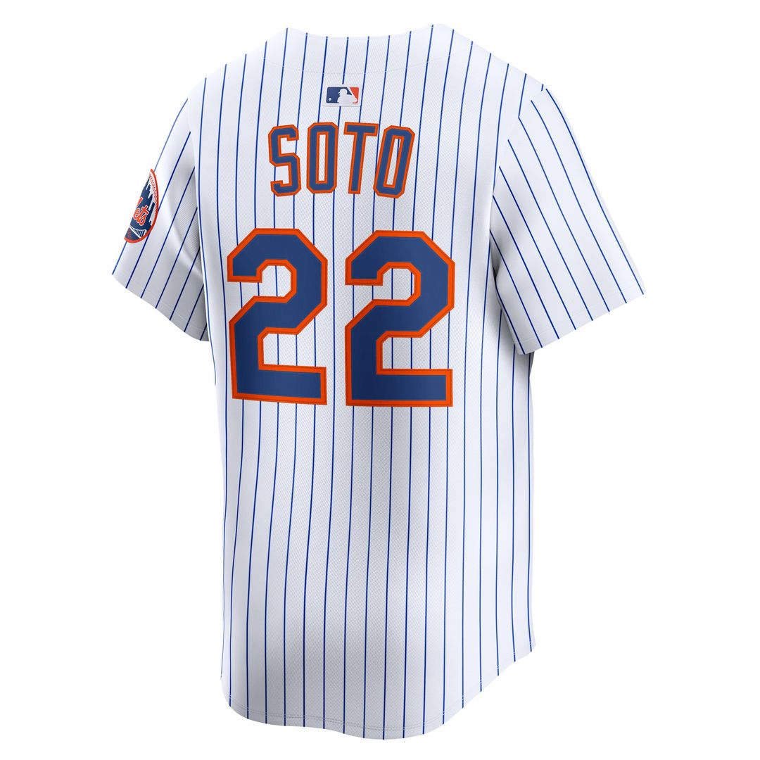 New York Mets Juan Soto Nike Alternate Limited Player Jersey - Black MLB Team Jersey Baseball Fan Apparel