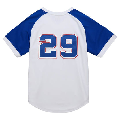 Atlanta Braves John Smoltz Mitchell & Ness 2004 Cooperstown Authentic Throwback Jersey - White MLB Team Jersey Baseball Fan Apparel