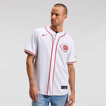 Cincinnati Reds Nike Home Limited Jersey - White MLB Team Jersey Baseball Fan Apparel