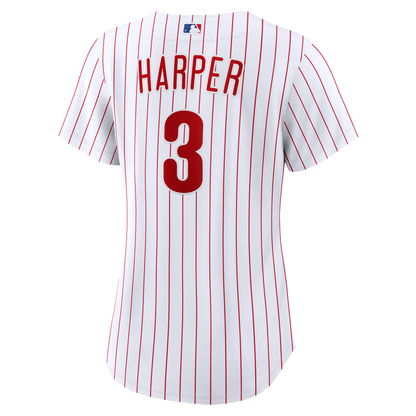 Philadelphia Phillies Bryce Harper Nike Women's Alternate Replica Jersey - Cream MLB Team Jersey Baseball Fan Apparel