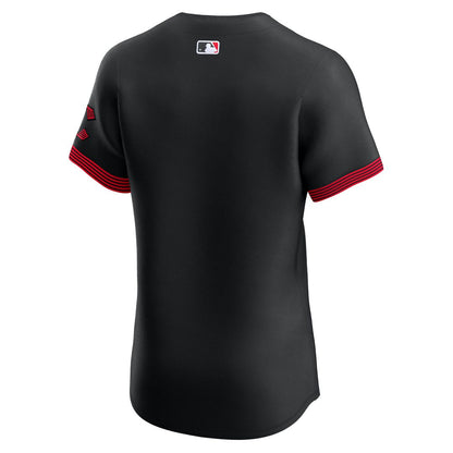Cincinnati Reds Nike City Connect Elite Jersey - Black MLB Team Jersey Baseball Fan Apparel