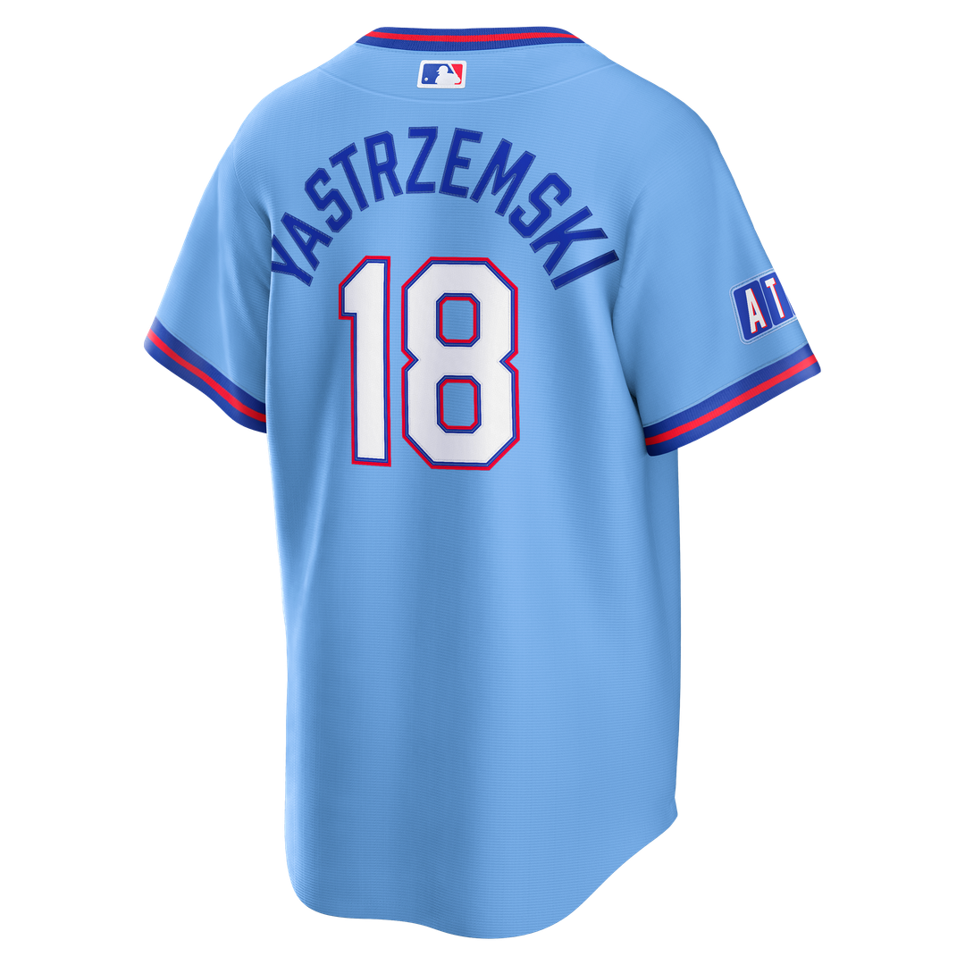 Atlanta Braves Mike Yastrzemski Nike 2026 City Connect Stadium Jersey - Powder Blue MLB Team Jersey Baseball Fan Apparel