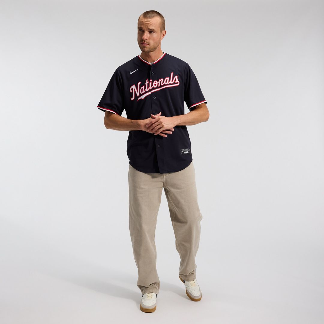 Washington Nationals Dylan Crews Nike Alternate Replica Jersey - Navy MLB Team Jersey Baseball Fan Apparel