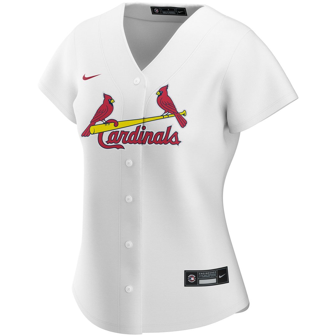 St. Louis Cardinals Nike Women's Home Replica Custom Jersey - White MLB Team Jersey Baseball Fan Apparel