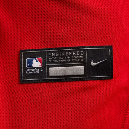Cincinnati Reds Nike Alternate Authentic Team Logo Jersey - Scarlet MLB Team Jersey Baseball Fan Apparel