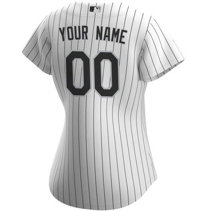 Chicago White Sox Nike Women's Home Replica Custom Jersey - White MLB Team Jersey Baseball Fan Apparel