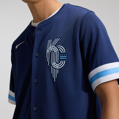 Kansas City Royals Nike City Connect Limited Jersey - Navy MLB Team Jersey Baseball Fan Apparel