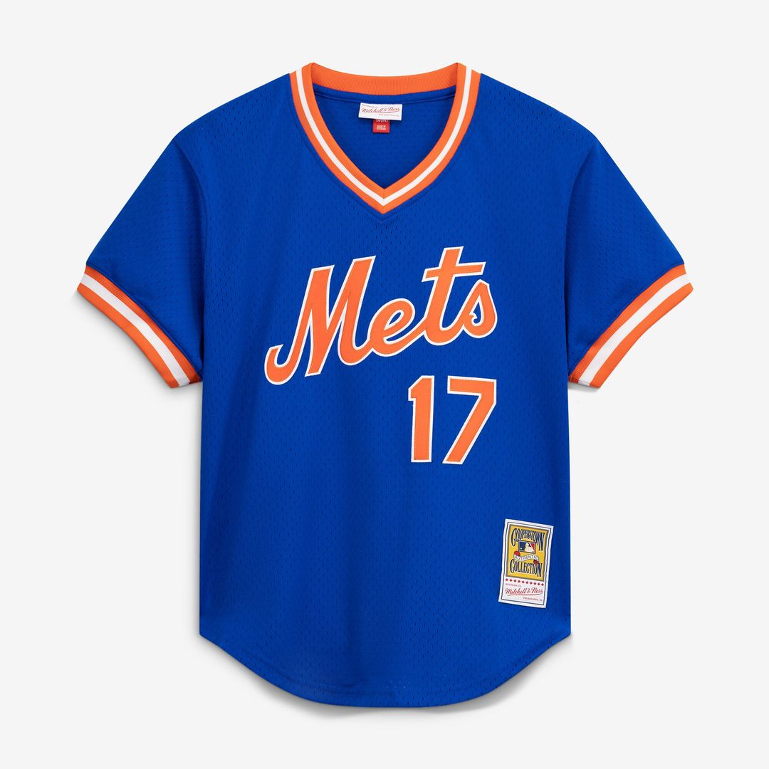 New York Mets Keith Hernandez Mitchell & Ness Authentic Batting Practice Jersey - Royal MLB Team Jersey Baseball Fan Apparel