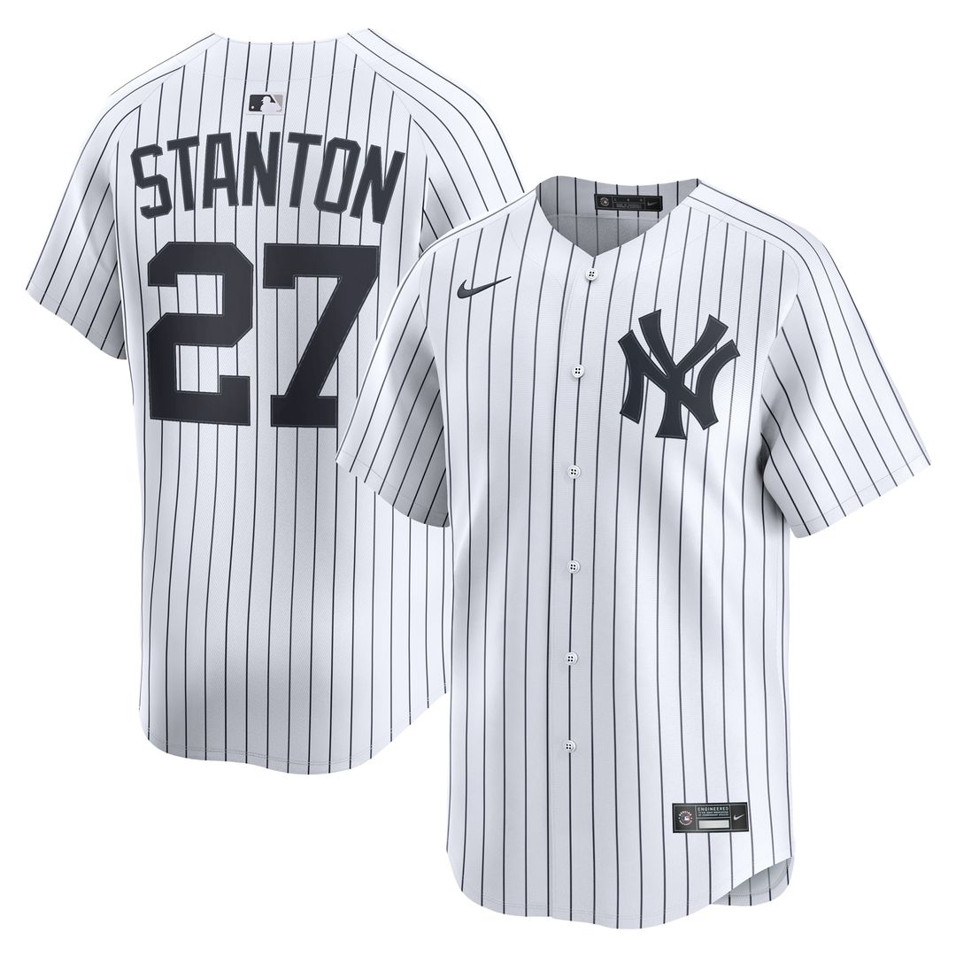 New York Yankees Giancarlo Stanton Nike Road Limited Jersey - Gray MLB Team Jersey Baseball Fan Apparel