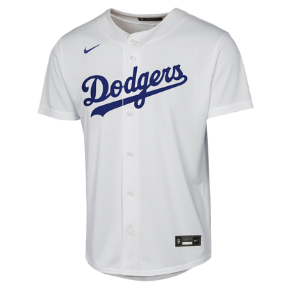 Los Angeles Dodgers Yoshinobu Yamamoto Nike Youth Home Baseline Jersey - White MLB Team Jersey Baseball Fan Apparel
