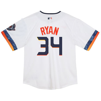 Houston Astros Nolan Ryan Nike Toddler City Connect 2025 Limited Jersey - White MLB Team Jersey Baseball Fan Apparel