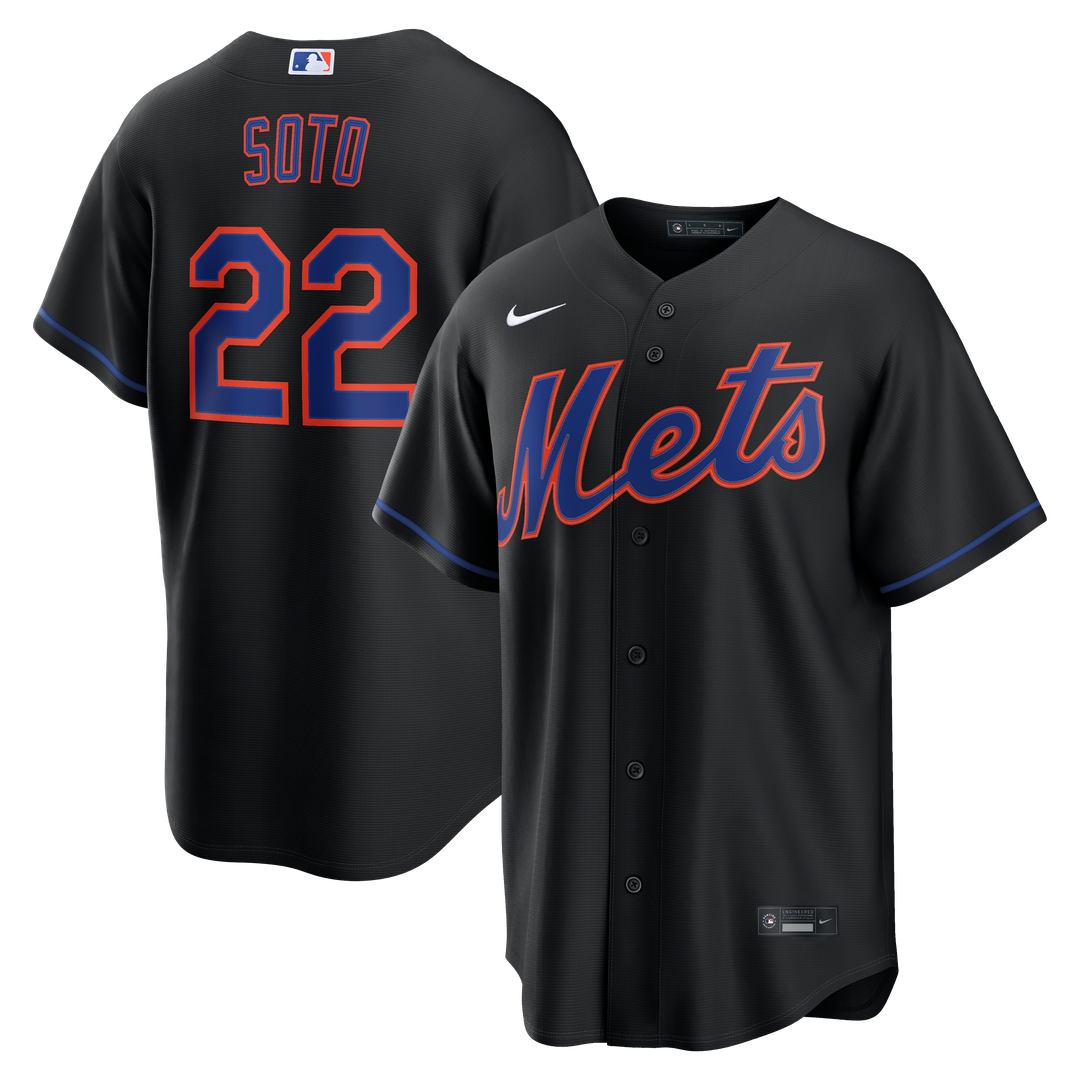 New York Mets Juan Soto Nike Home Replica Jersey - White MLB Team Jersey Baseball Fan Apparel