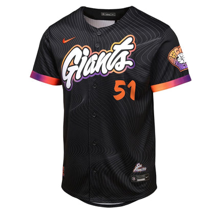 San Francisco Giants Jung Hoo Lee Nike Youth 2025 City Connect Limited Player Jersey - Anthracite MLB Team Jersey Baseball Fan Apparel