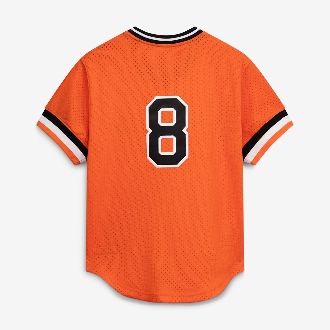 Baltimore Orioles Cal Ripken Jr. Mitchell & Ness Authentic Batting Practice Jersey - White MLB Team Jersey Baseball Fan Apparel