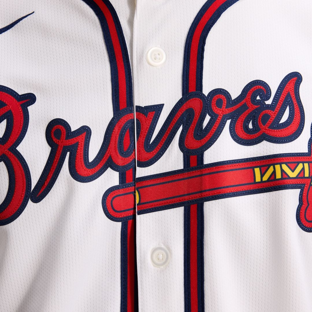 Atlanta Braves Nike Home Limited Jersey - White MLB Team Jersey Baseball Fan Apparel
