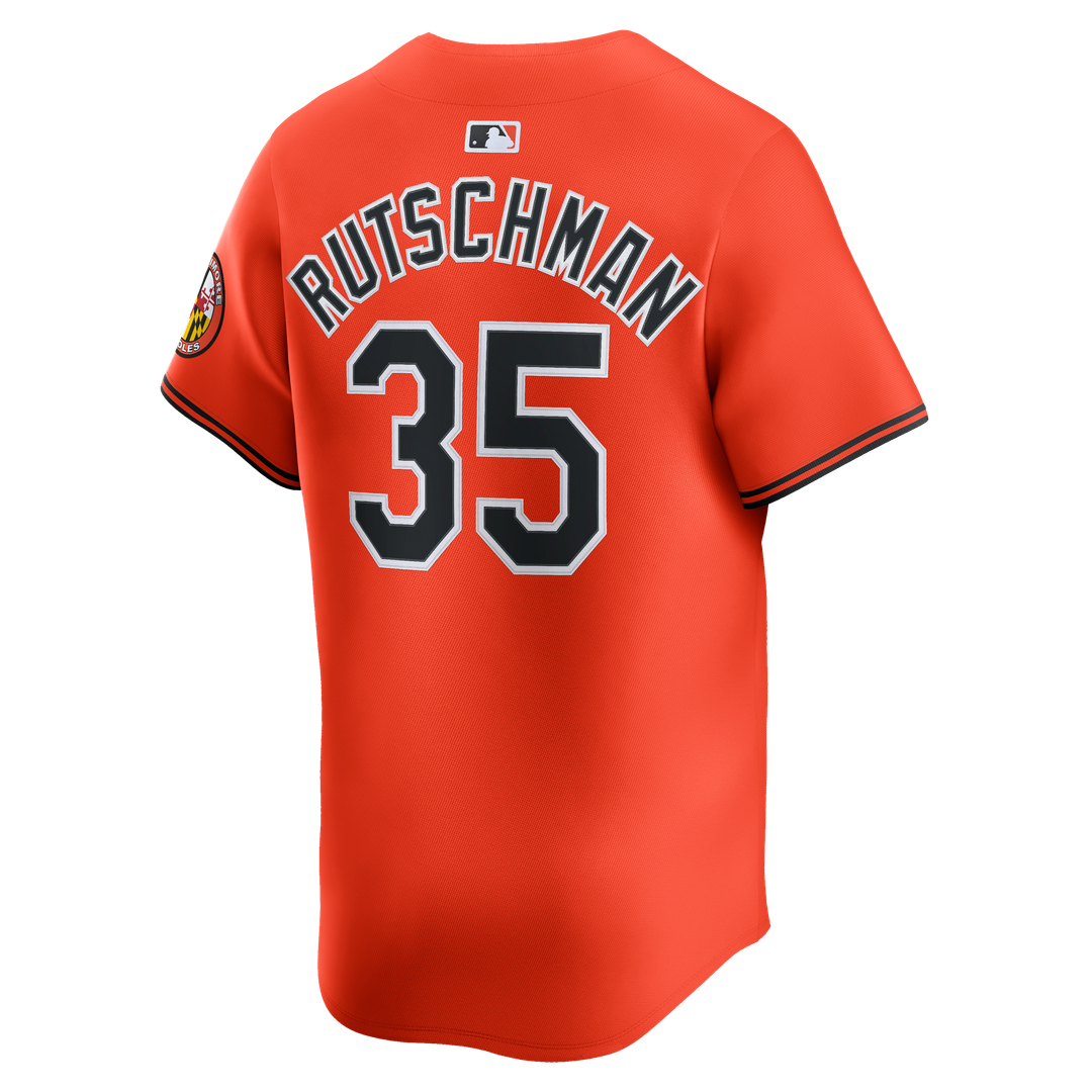 Baltimore Orioles Adley Rutschman Nike 2nd Alternate Limited Player Jersey - Orange MLB Team Jersey Baseball Fan Apparel