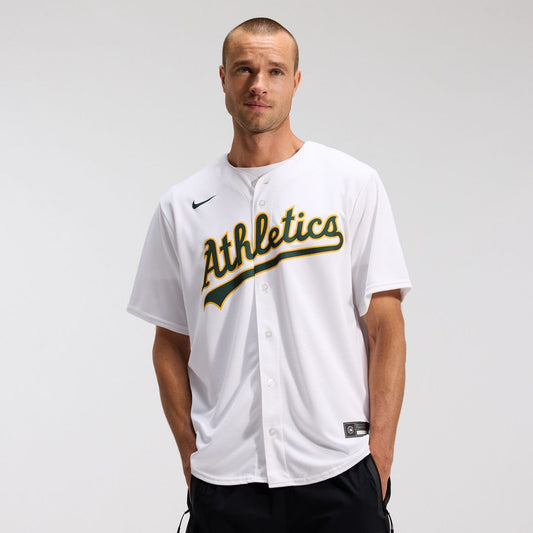 Athletics Nike Home Replica Team Jersey - White MLB Team Jersey Baseball Fan Apparel