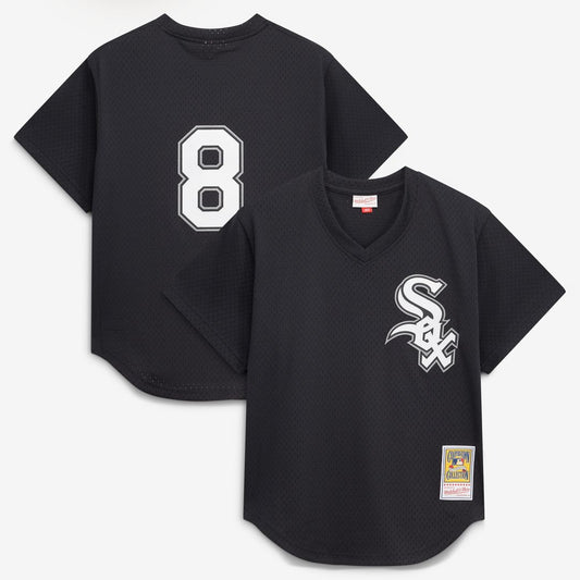 Chicago White Sox Bo Jackson Mitchell & Ness Authentic Batting Practice Jersey - Black MLB Team Jersey Baseball Fan Apparel