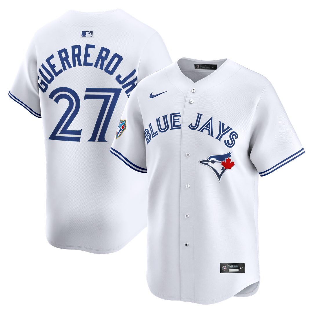 Toronto Blue Jays Vladimir Guerrero Jr. Nike Home Limited Jersey - White MLB Team Jersey Baseball Fan Apparel