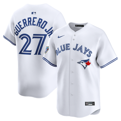 Toronto Blue Jays Vladimir Guerrero Jr. Nike Home Limited Jersey - White MLB Team Jersey Baseball Fan Apparel