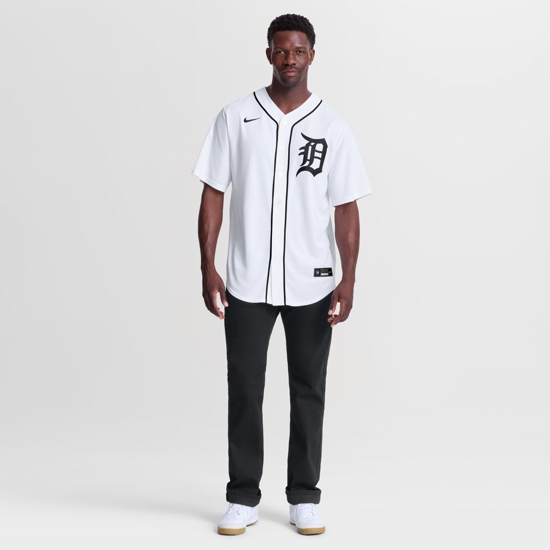 Detroit Tigers Tarik Skubal Nike Home Replica Jersey - White MLB Team Jersey Baseball Fan Apparel