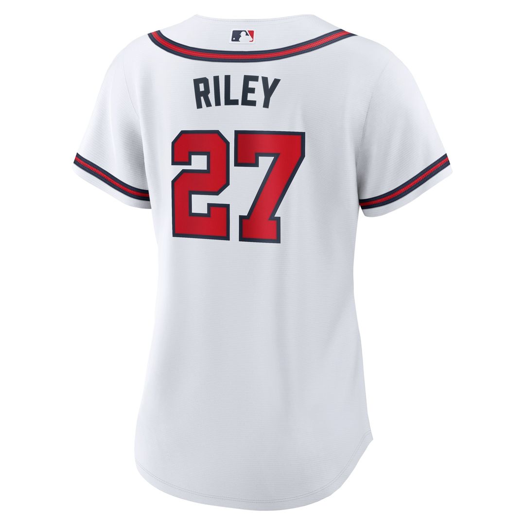 Atlanta Braves Austin Riley Nike Women's Home Replica Jersey - White MLB Team Jersey Baseball Fan Apparel