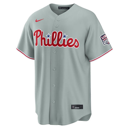 Philadelphia Phillies Kyle Schwarber Nike USA 250 Fourth of July Road Stadium Jersey - Gray MLB Team Jersey Baseball Fan Apparel