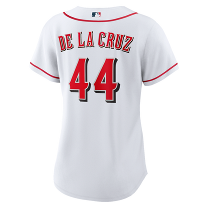 Cincinnati Reds Elly De La Cruz Nike Women's Home Replica Jersey - White MLB Team Jersey Baseball Fan Apparel