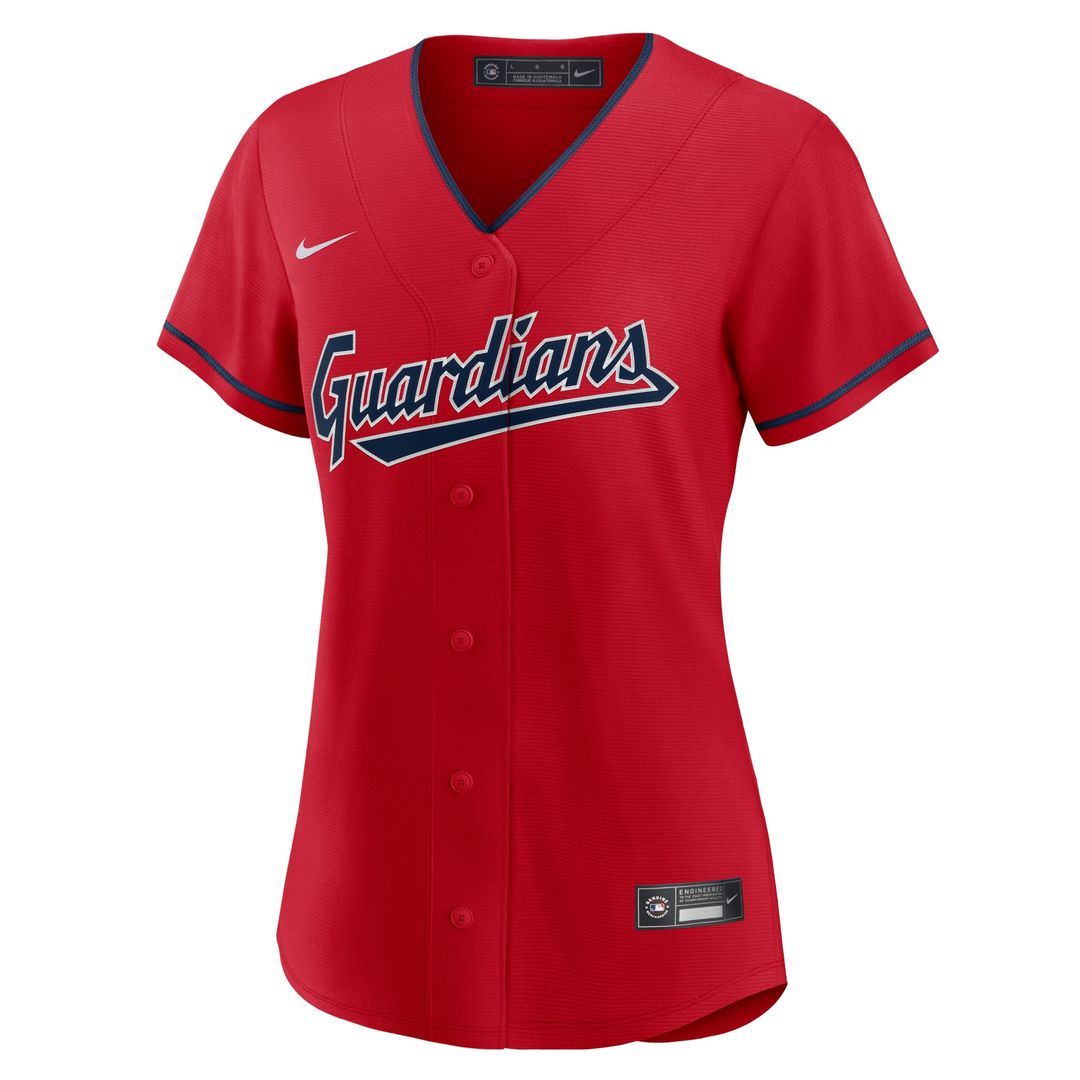 Cleveland Guardians Women's Nike Home Replica Team Jersey - White MLB Team Jersey Baseball Fan Apparel