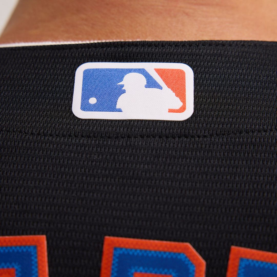 New York Mets Starling Marte Nike Alternate Replica Jersey - Black MLB Team Jersey Baseball Fan Apparel