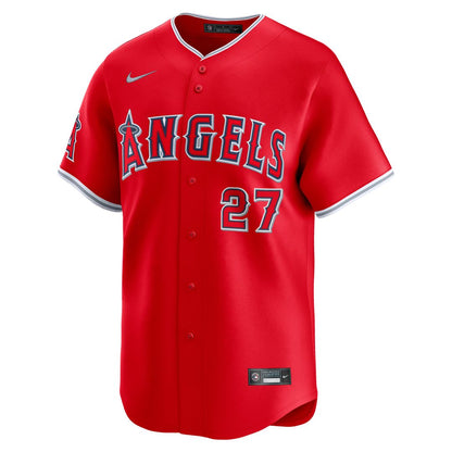 Los Angeles Angels Mike Trout Nike Home Limited Player Jersey - White MLB Team Jersey Baseball Fan Apparel