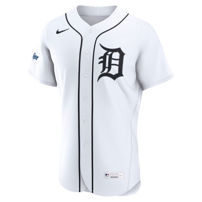 Detroit Tigers Nike Home Authentic Jersey - White MLB Team Jersey Baseball Fan Apparel