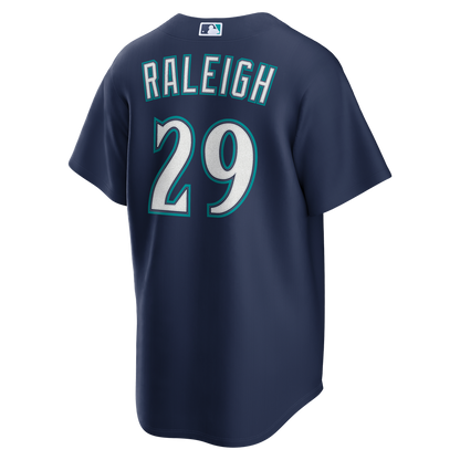 Seattle Mariners Cal Raleigh Nike Home Replica Jersey - White MLB Team Jersey Baseball Fan Apparel