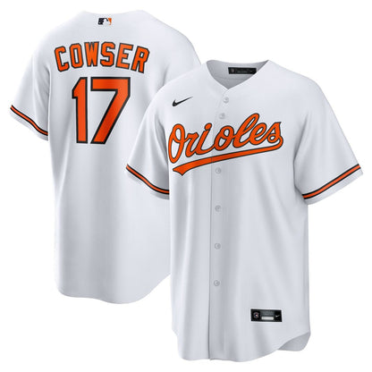 Baltimore Orioles Colton Cowser Nike Home Replica Jersey - White MLB Team Jersey Baseball Fan Apparel