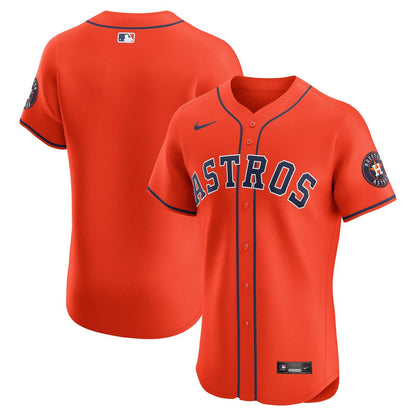 Houston Astros Nike Alternate Elite Jersey - Orange MLB Team Jersey Baseball Fan Apparel