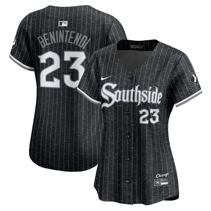 Chicago White Sox Andrew Benintendi Nike Women's 2025 City Connect Limited Player Jersey - Red/Black MLB Team Jersey Baseball Fan Apparel