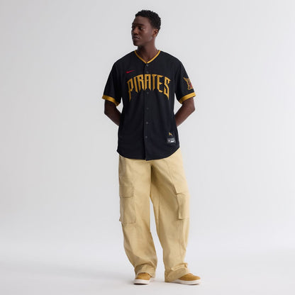 Pittsburgh Pirates Oneil Cruz Nike 2026 City Connect Stadium Jersey - Black MLB Team Jersey Baseball Fan Apparel
