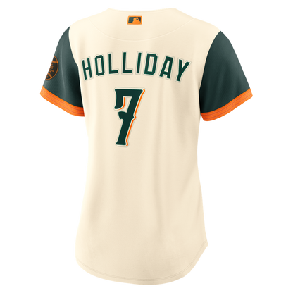 Baltimore Orioles Jackson Holliday Nike Women's 2026 City Connect Stadium Jersey - Cream MLB Team Jersey Baseball Fan Apparel