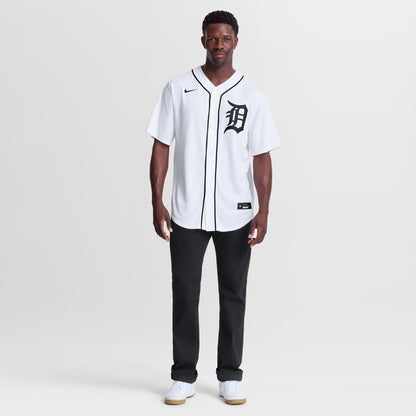 Detroit Tigers Kerry Carpenter Nike Home Replica Jersey - White MLB Team Jersey Baseball Fan Apparel