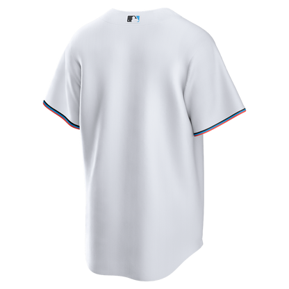 Miami Marlins Nike Home Big & Tall Replica Jersey - White MLB Team Jersey Baseball Fan Apparel