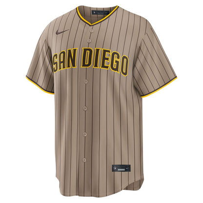 San Diego Padres Fernando Tatis Jr. Nike Alternate Replica Jersey - Sand MLB Team Jersey Baseball Fan Apparel