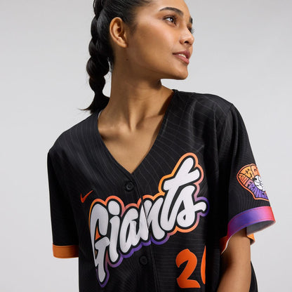 San Francisco Giants Matt Chapman Nike Women's 2025 City Connect Limited Jersey - Anthracite MLB Team Jersey Baseball Fan Apparel