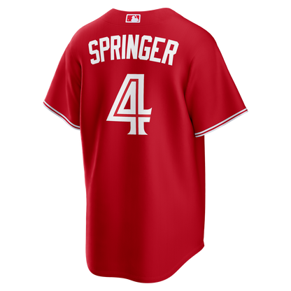 Toronto Blue Jays George Springer Nike Canada Day Replica Jersey - Red MLB Team Jersey Baseball Fan Apparel