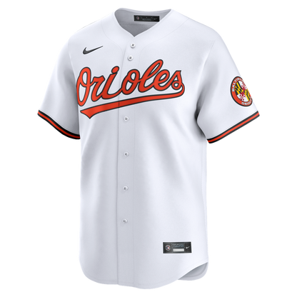 Baltimore Orioles Nike Home Limited Jersey - White MLB Team Jersey Baseball Fan Apparel