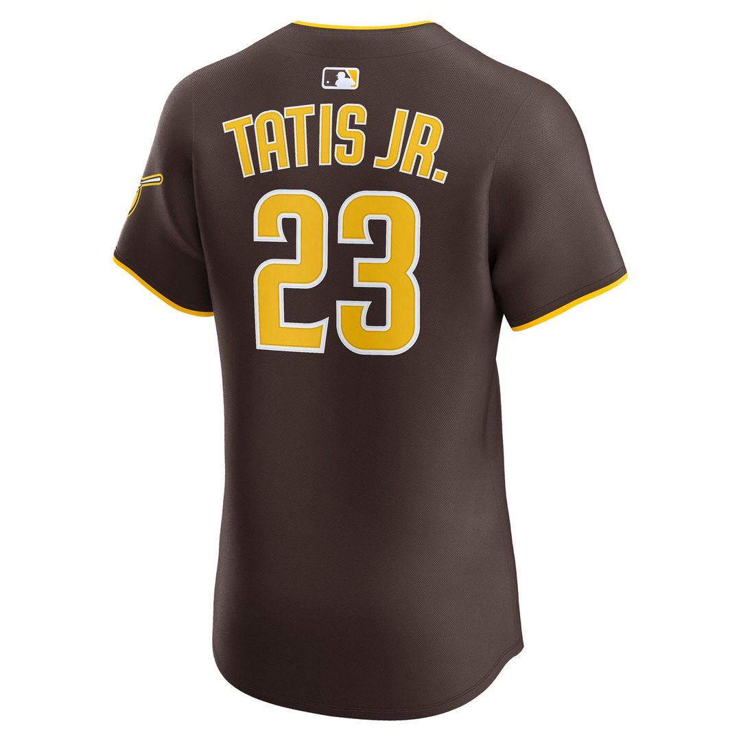 San Diego Padres Fernando Tatis Jr. Nike Alternate Elite Jersey - Sand MLB Team Jersey Baseball Fan Apparel