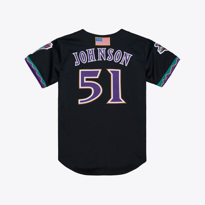 Arizona Diamondbacks Randy Johnson Mitchell & Ness 2001 Authentic Jersey - Black MLB Team Jersey Baseball Fan Apparel