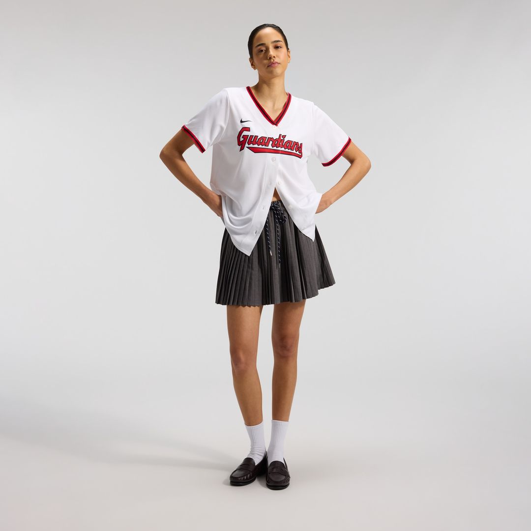 Cleveland Guardians José Ramírez Nike Women's Home Replica Jersey - White MLB Team Jersey Baseball Fan Apparel