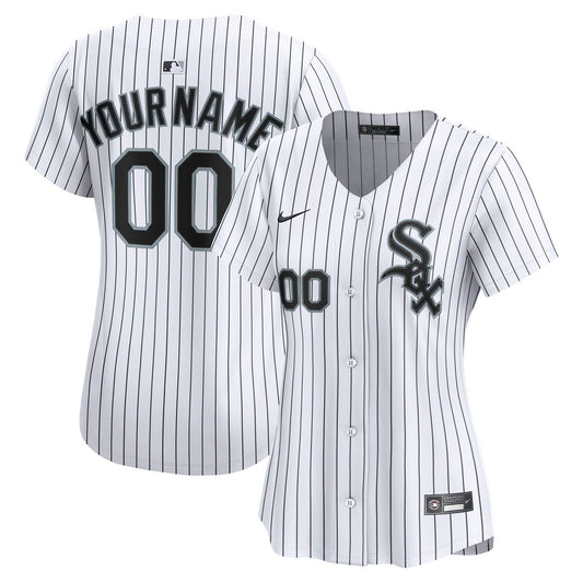 Chicago White Sox Nike Women's Home Limited Custom Jersey - White MLB Team Jersey Baseball Fan Apparel