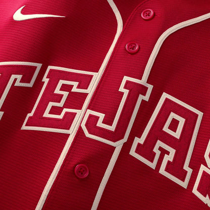 Texas Rangers Joc Pederson Nike 2026 City Connect Stadium Jersey - Red MLB Team Jersey Baseball Fan Apparel